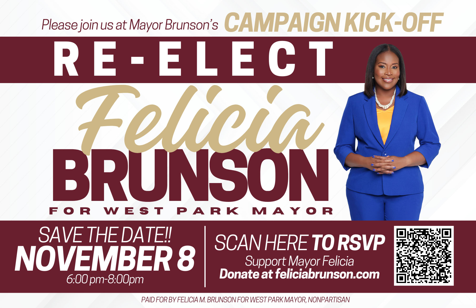 Felicia Brunson 2024 Campaign Kick